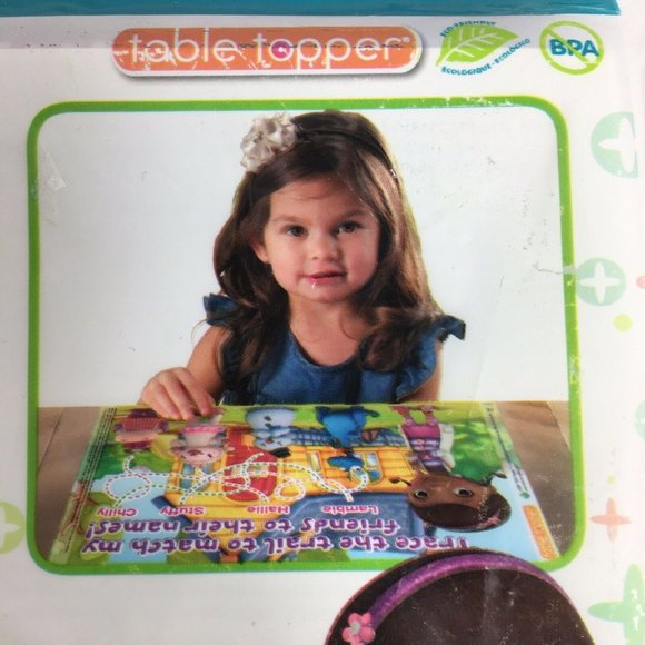 Disney Doc McStuffins Disposable Placemats Table Topper BPA Free Neat Lot Of 2 - Picture 6 of 12